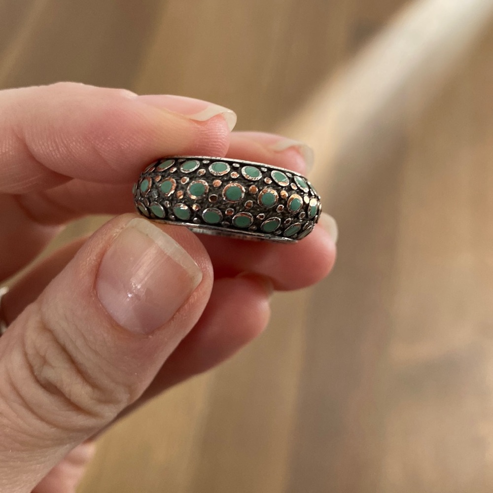 Lucky Brand turquoise ring. Size 7.5